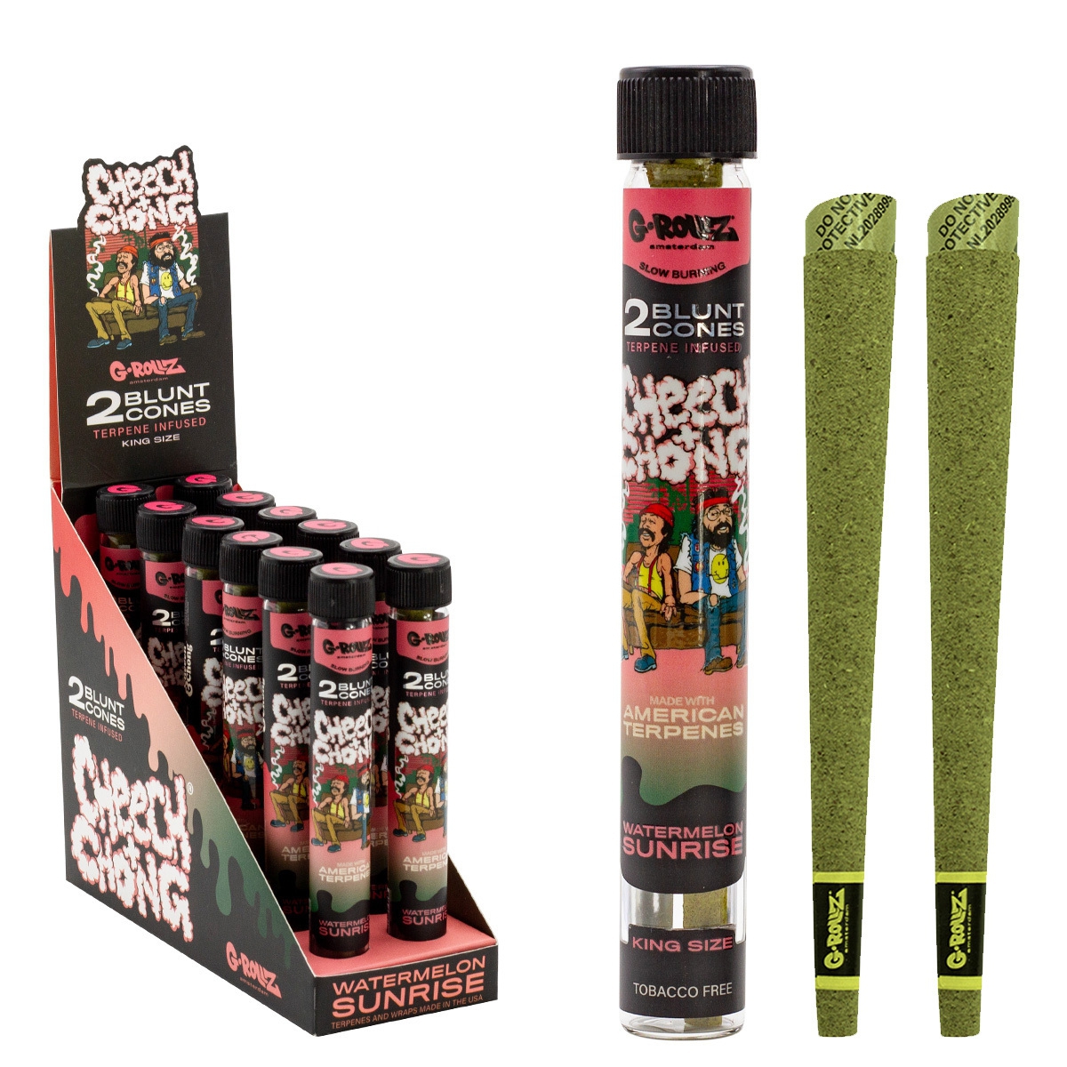 G-Rollz - 2er Blunt Cones - Watermelon Sunrise CC1532A-DIS