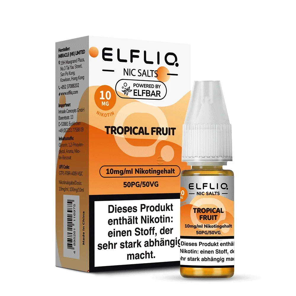 Elfbar Elfliq 10ml - Tropical Fruit 10mg