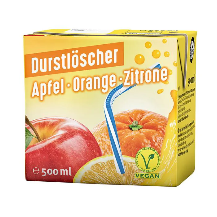 Durstlöcher - 500ml - Apfel-Orange-Zitrone