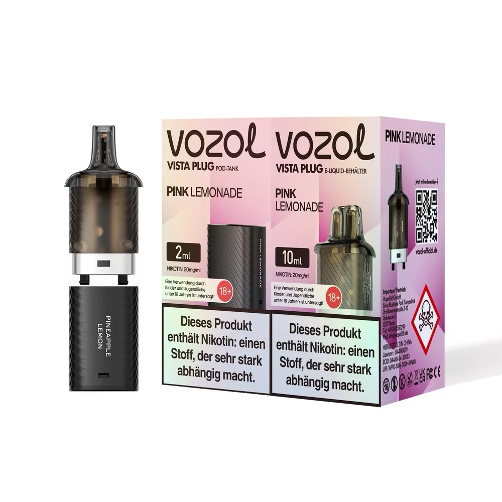 Vozol -  Vista Plug Pod Bundle - Pink Lemonade