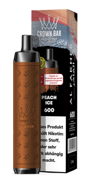 Al-Fakher - E-Shisha - 600 Züge - Peach Ice