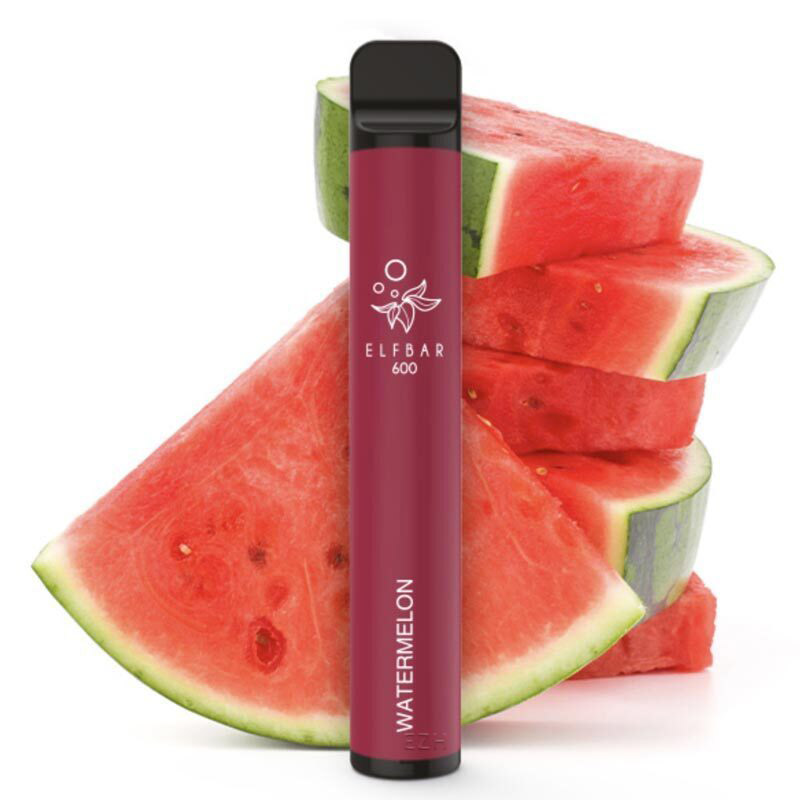 Elfbar E-Shisha - 600 Züge - Ohne Nikotin - Watermelon