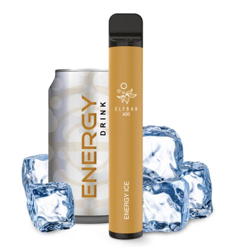 Elfbar E-Shisha - 600 Züge - Kindersicherung - Elfergy Ice