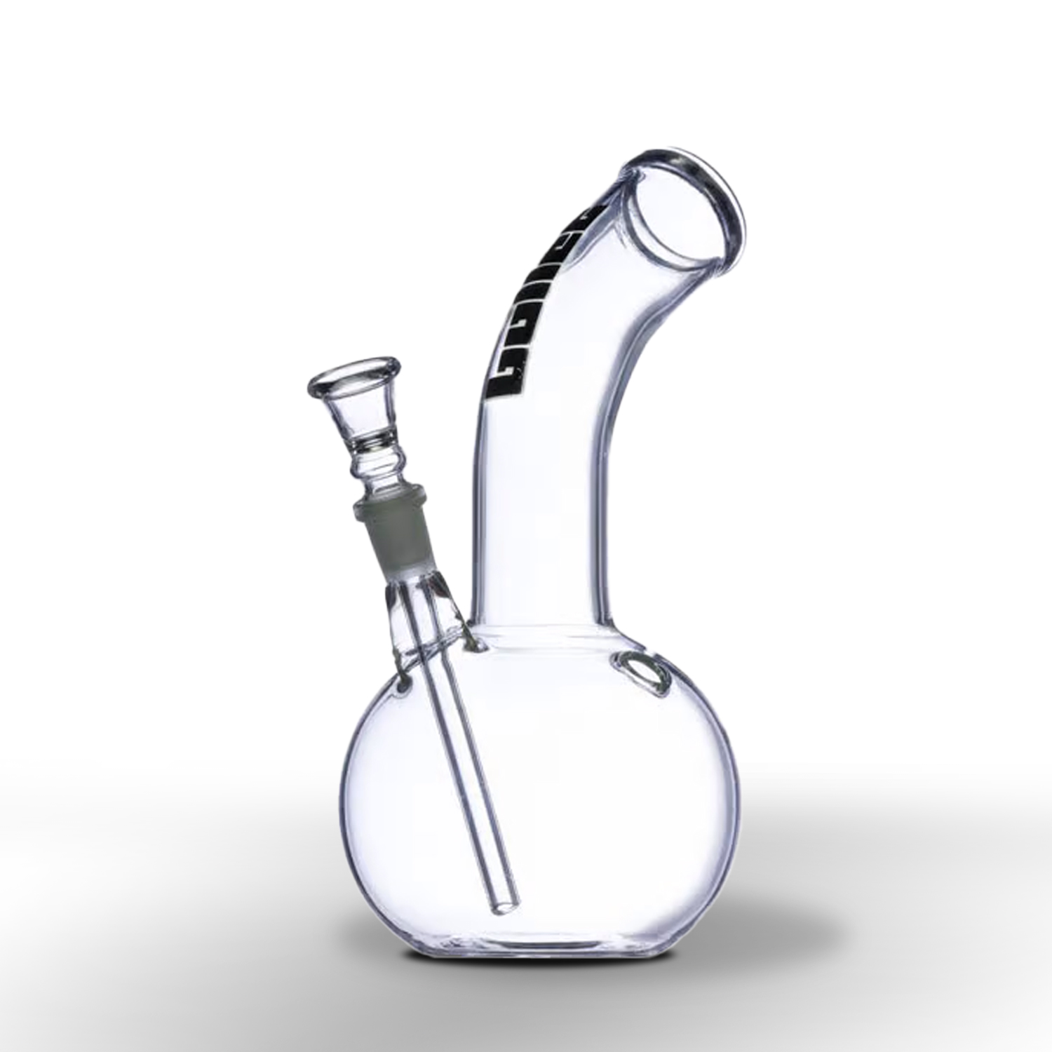 Bullet Glasbong mit gebogener Kugel | Basis