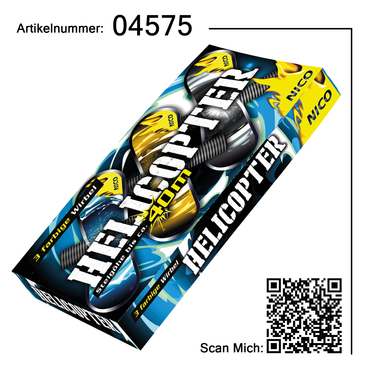 Helikopter, 3er-Schtl.