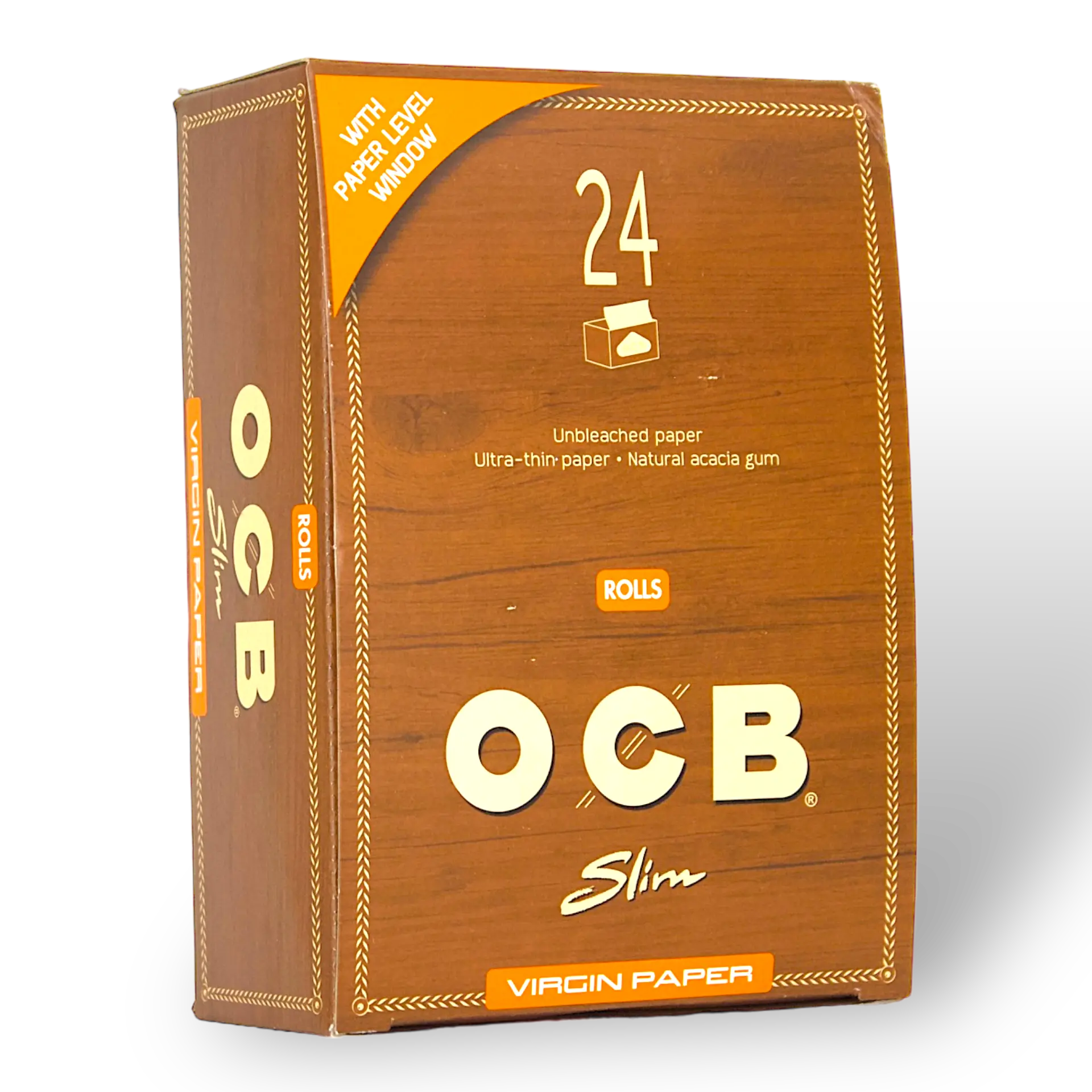 OCB - Rolls - Brown - Virigin Paper