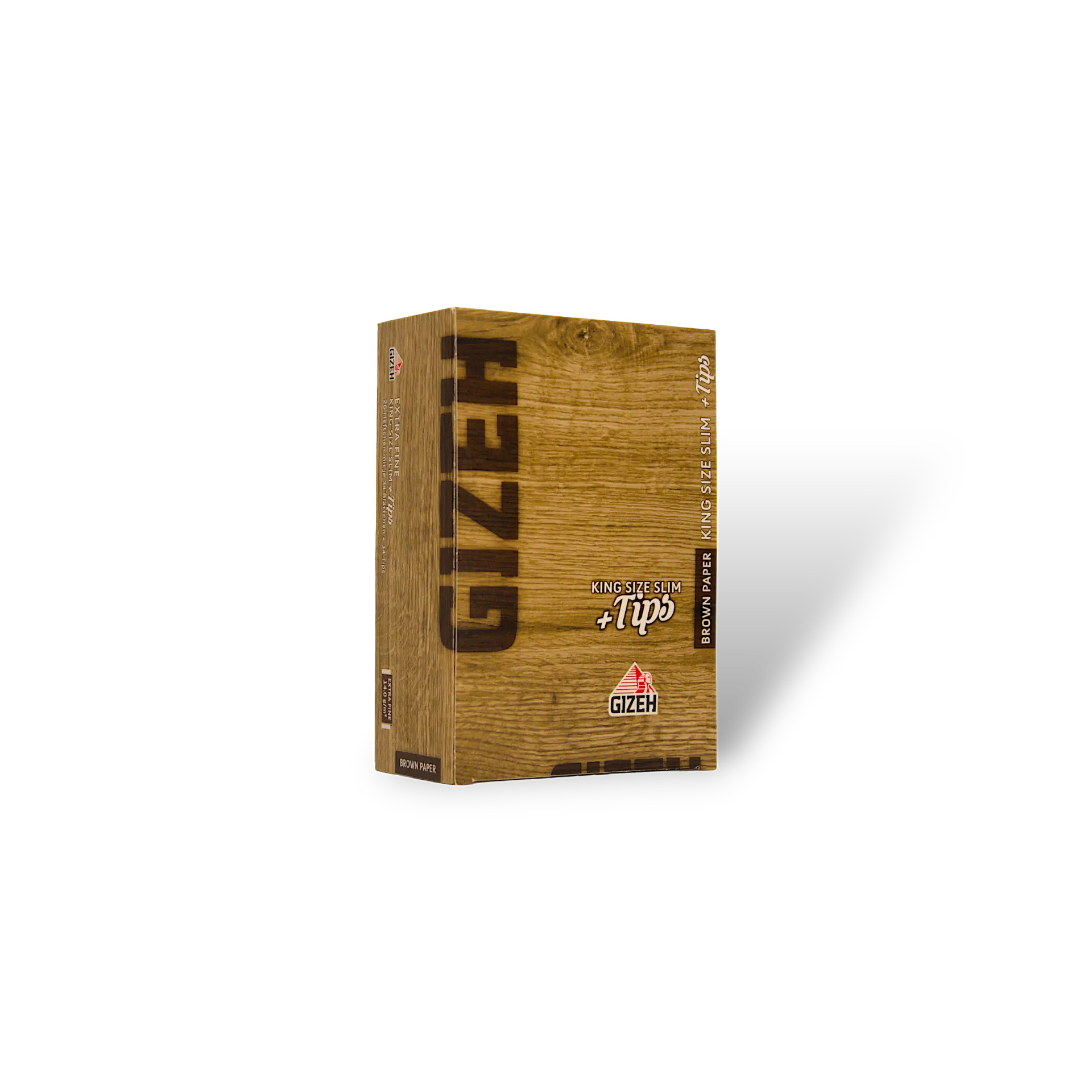 Gizeh - Brown - King Size Slim mit Tips