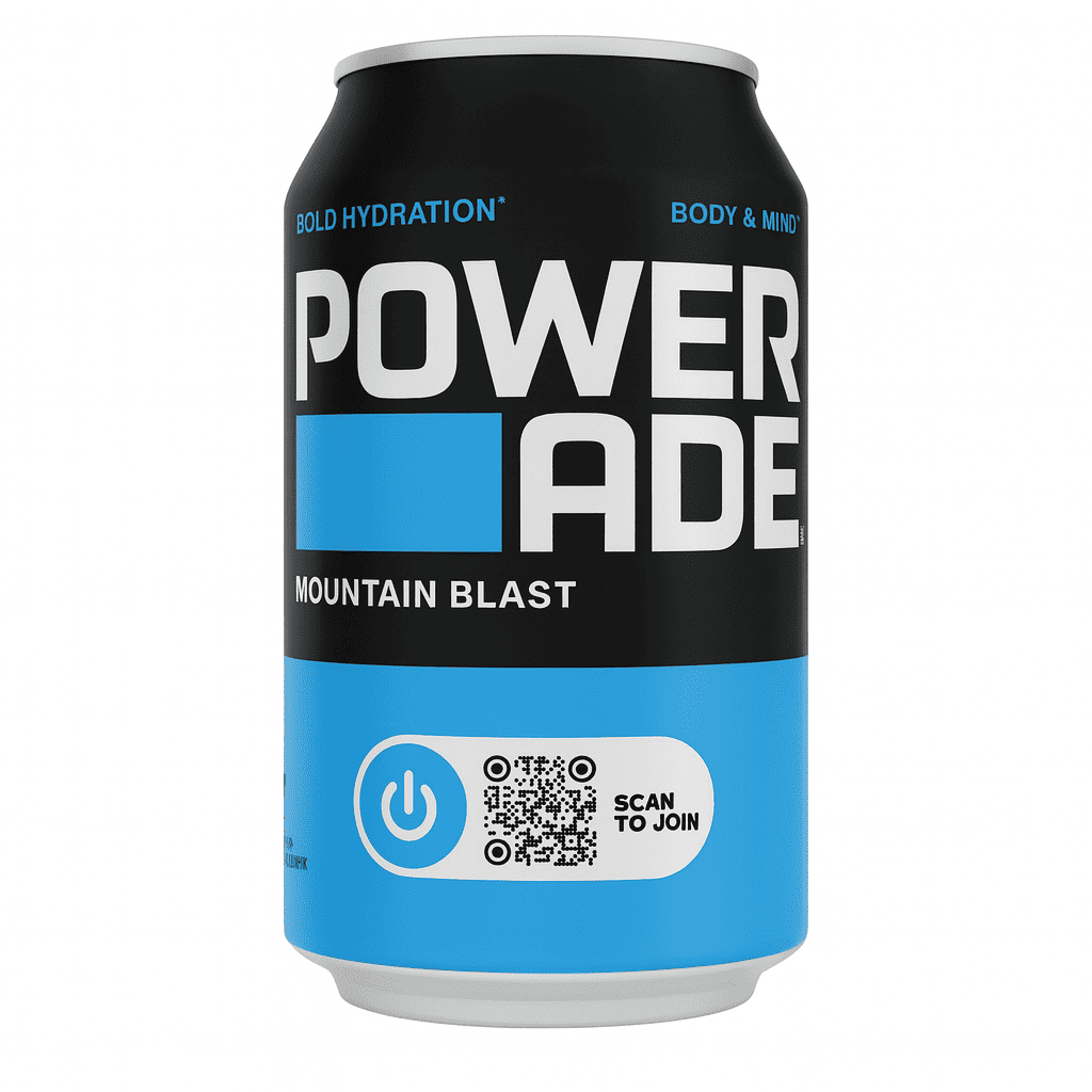 Powerade Sports Mountain (Blau) 330ml Dose
