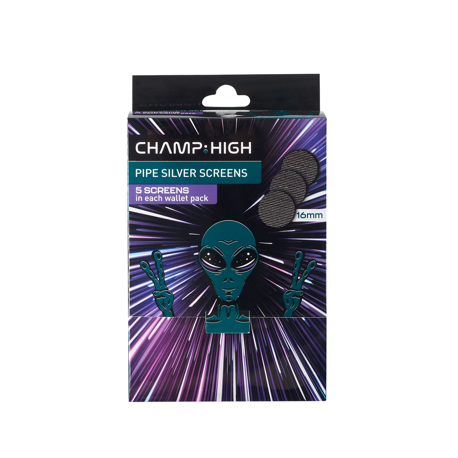 Champ High - Pipe Silver Sieb 16mm