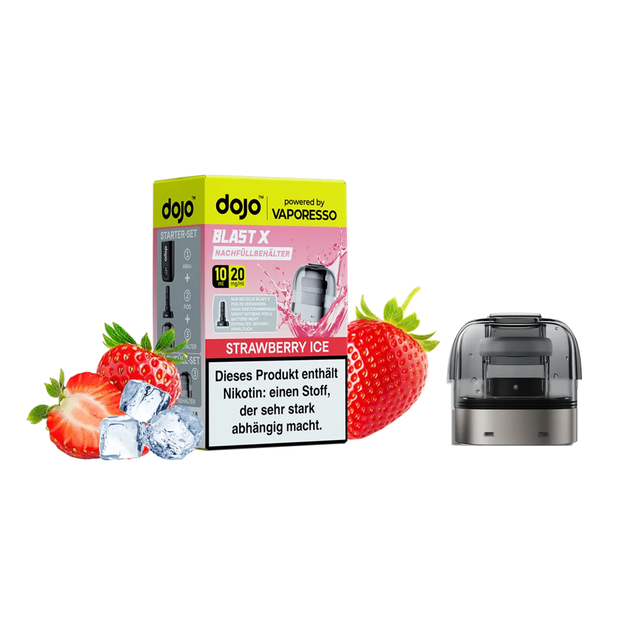Dojo Blast X - Refill Container 20mg/ml - Strawberry Ice