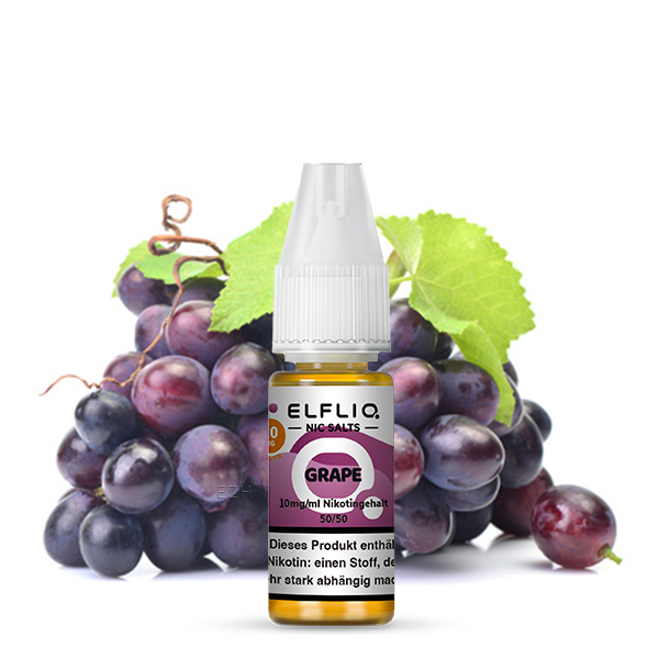 Elfbar Elfliq 10ml - Grape 10mg Elfbar Elfliq 10ml - Grape 10mg