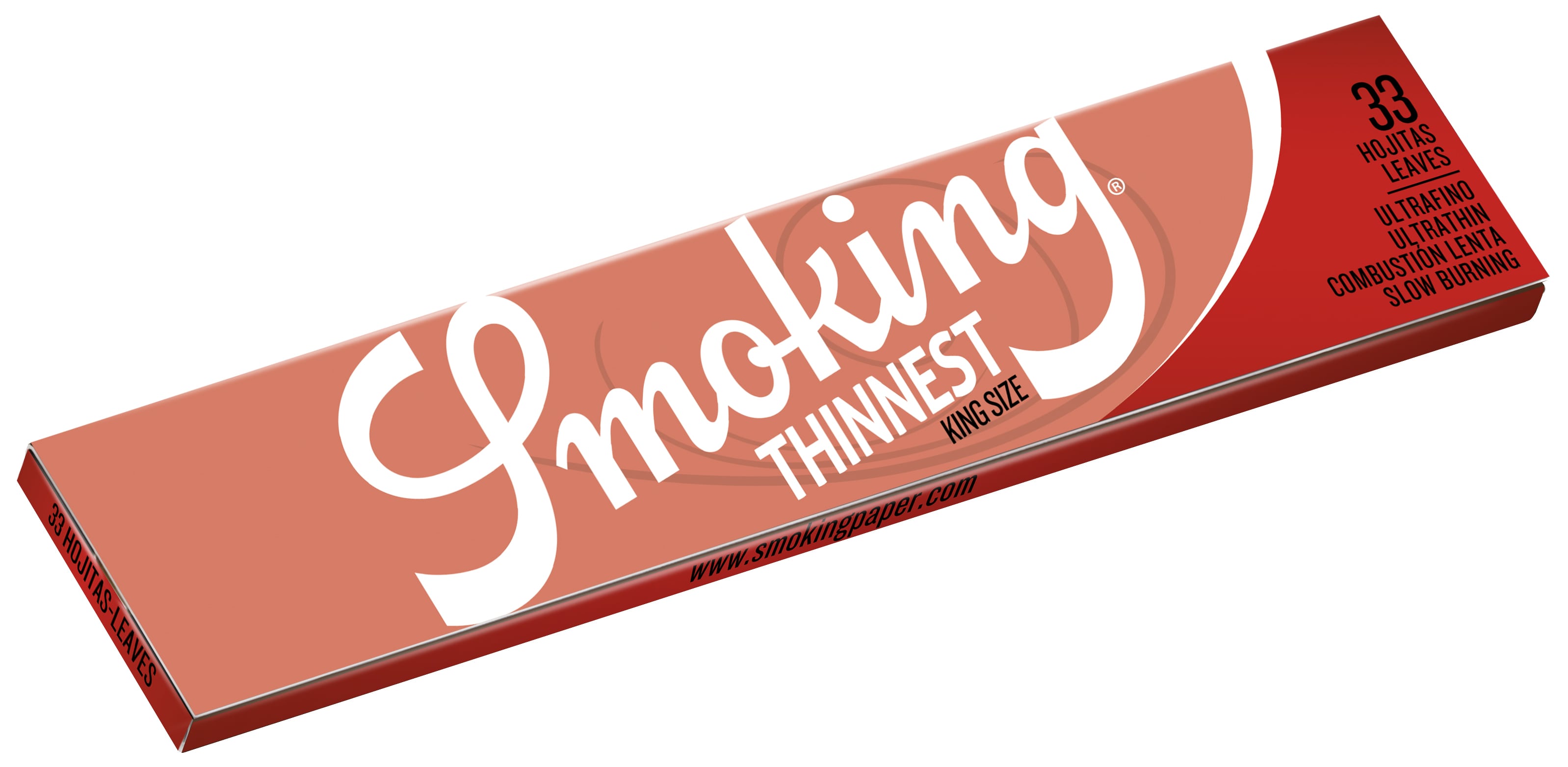 Smoking - King Size - Thinnest 50 Hefte à 33 Blatt
