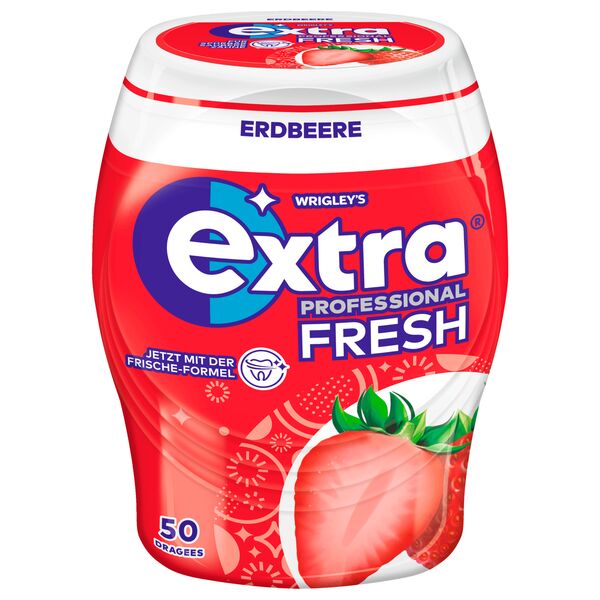 Wrigley's Extra Professional -  Fresh Erdbeere ohne Zucker