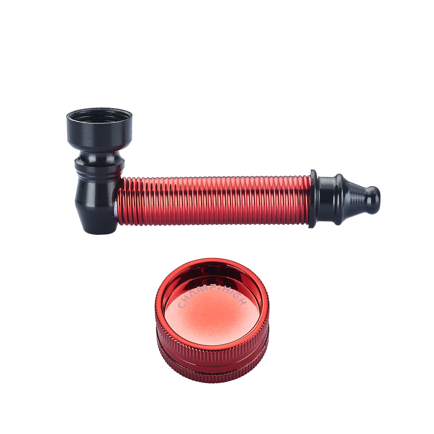 Champ - High Pipe - Mini Colored Pipe and Grinder