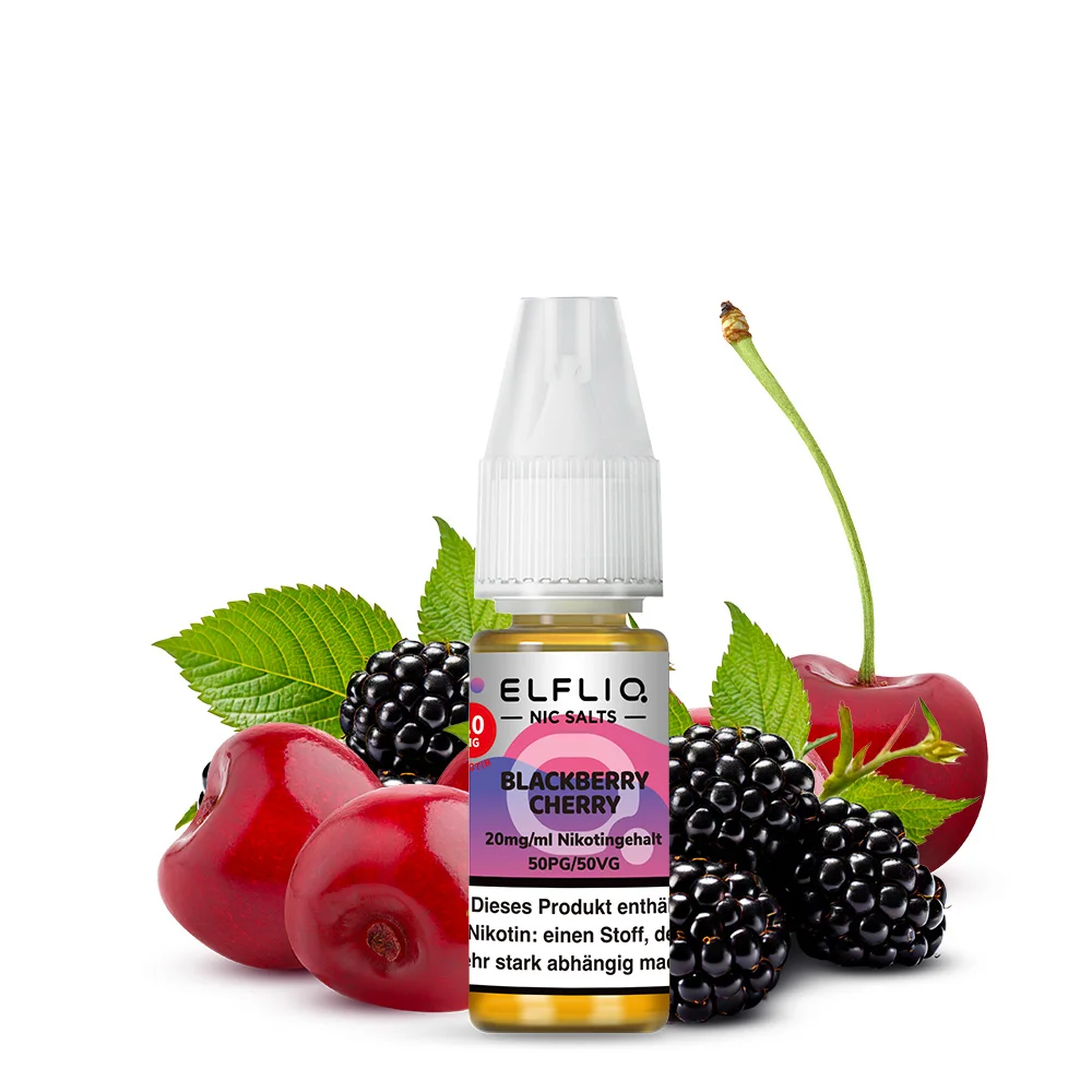 Elfbar Elfliq 10ml - Blackberry Cherry 20mg