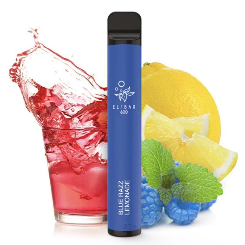 Elfbar E-Shisha - 600 Züge - Kindersicherung - Blue Razz Lemoande