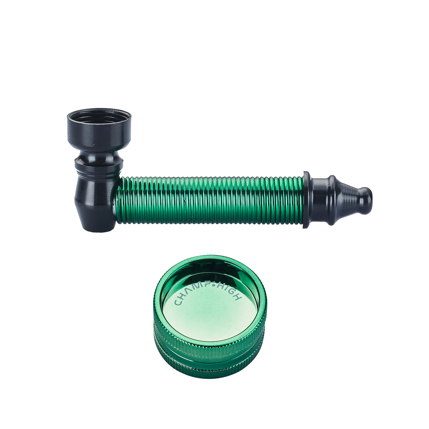 Champ - High Pipe - Mini Colored Pipe and Grinder