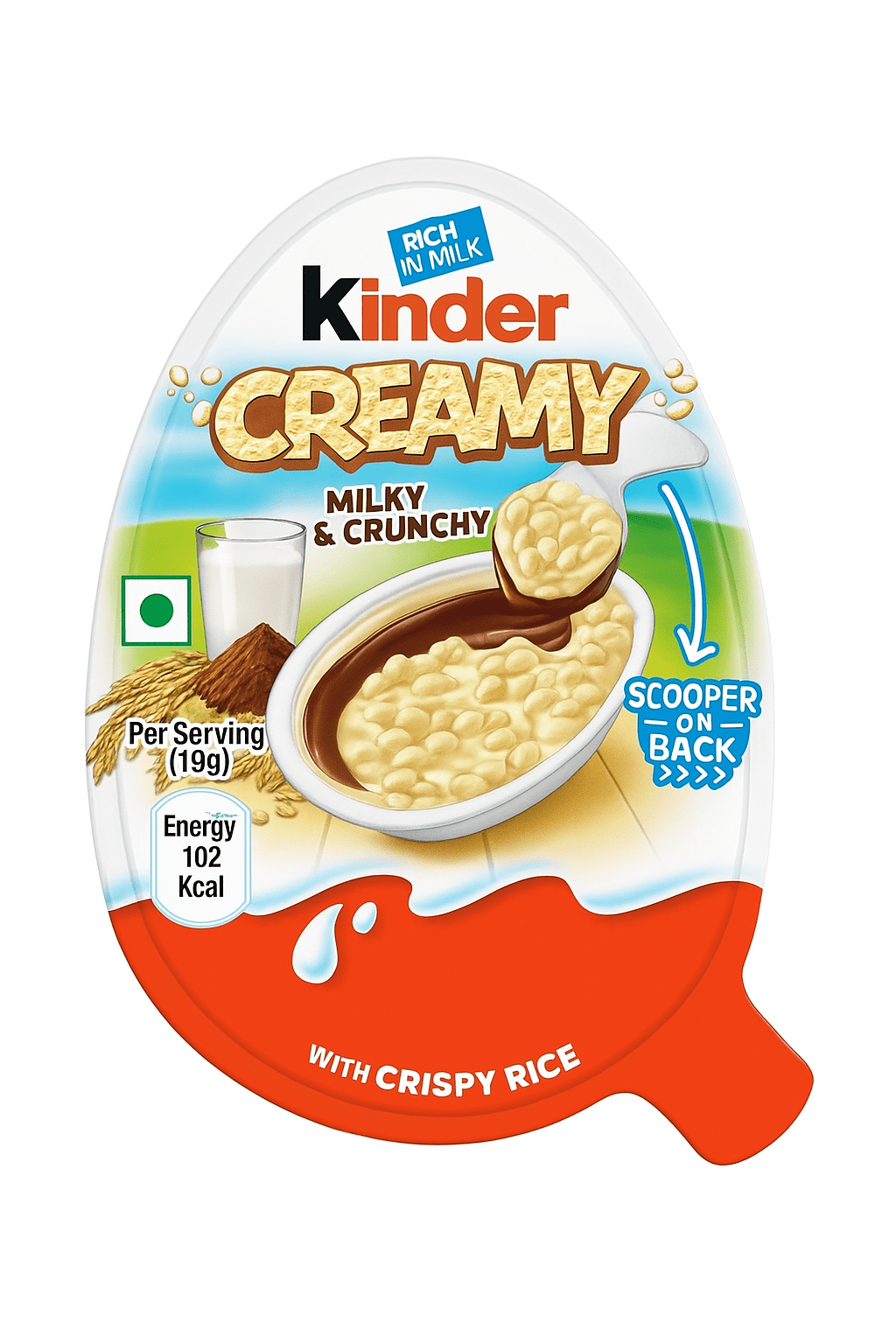 Kinder Creamy - Milky & Crunchy 19g