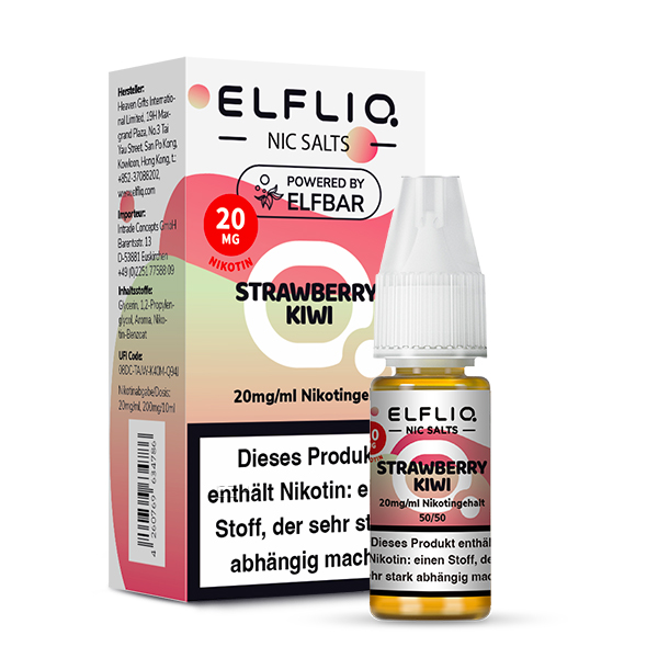 Elfbar Elfliq 10ml - Strawberry Kiwi 20mg