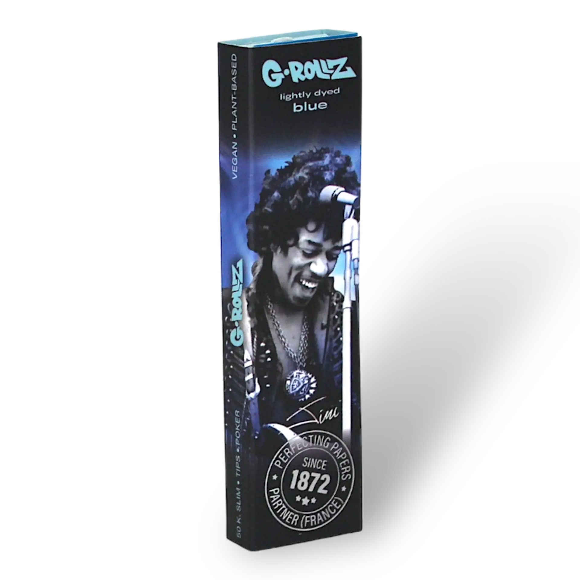 G-Rollz - Blue Spark Unbleached KS Slim Papers + Tips - RB34D-DIS
