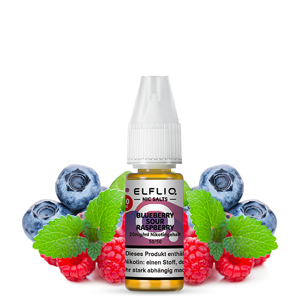 Elfbar Elfliq 10ml - Blueberry Sour Raspberry 20mg
