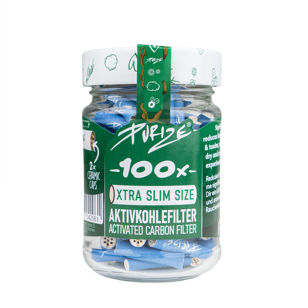 Purize - Xtra Slim Glas - 100er - Blue
