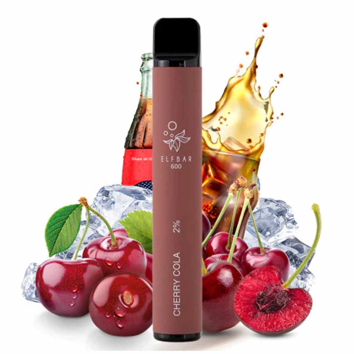 Elfbar E-Shisha - 600 Züge - Kindersicherung - Cherry Cola