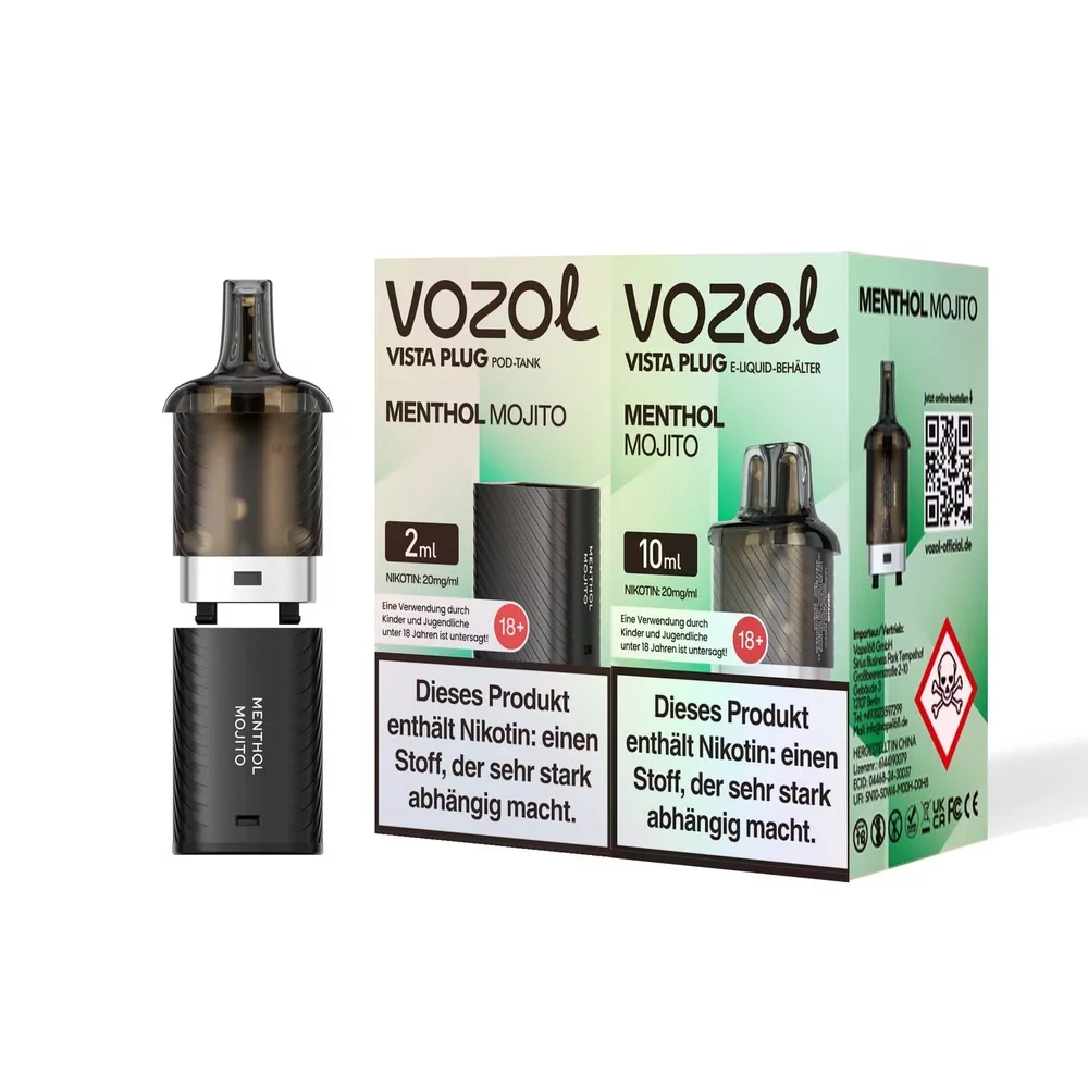 Vozol -  Vista Plug Pod Bundle - Menthol Mojito