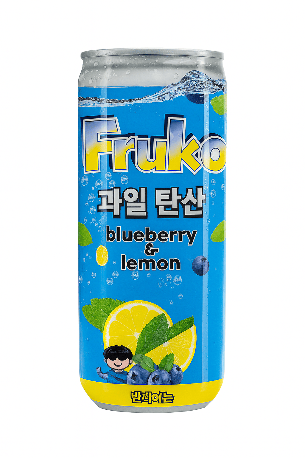 Fruti Fruko - Spark. Blueberry & Lemon 330ml