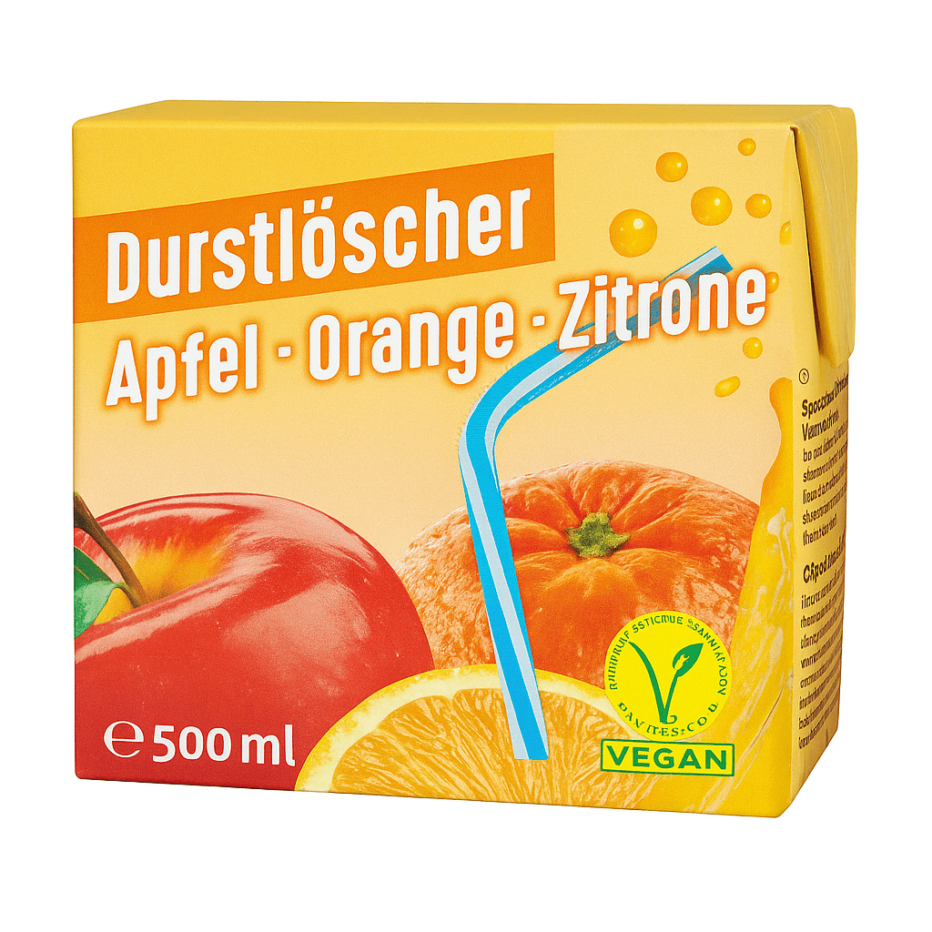 Durstlöcher - 500ml - Apfel-Orange-Zitrone