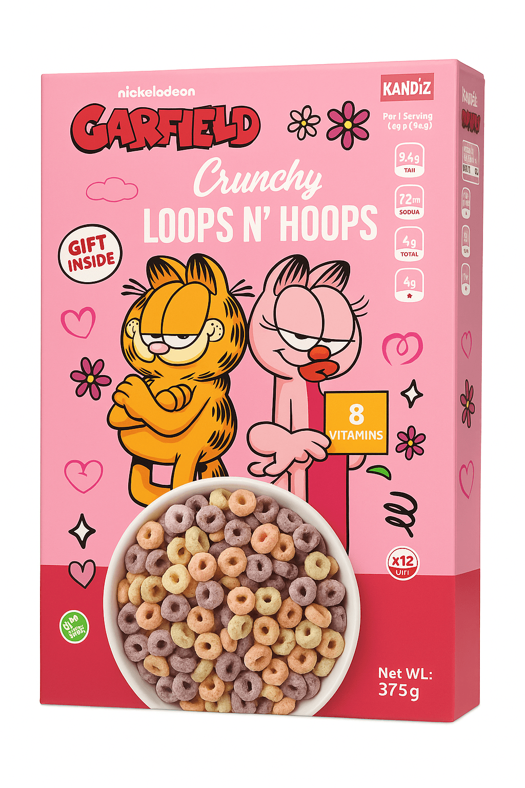 Carfield 375g - Crunchiz - Loops N' Hoops
