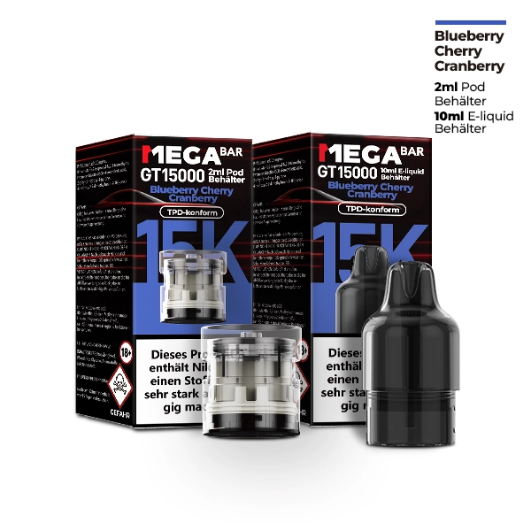 MegaBar - GT15000 - Pod - Blueberry Cherry Cranberry