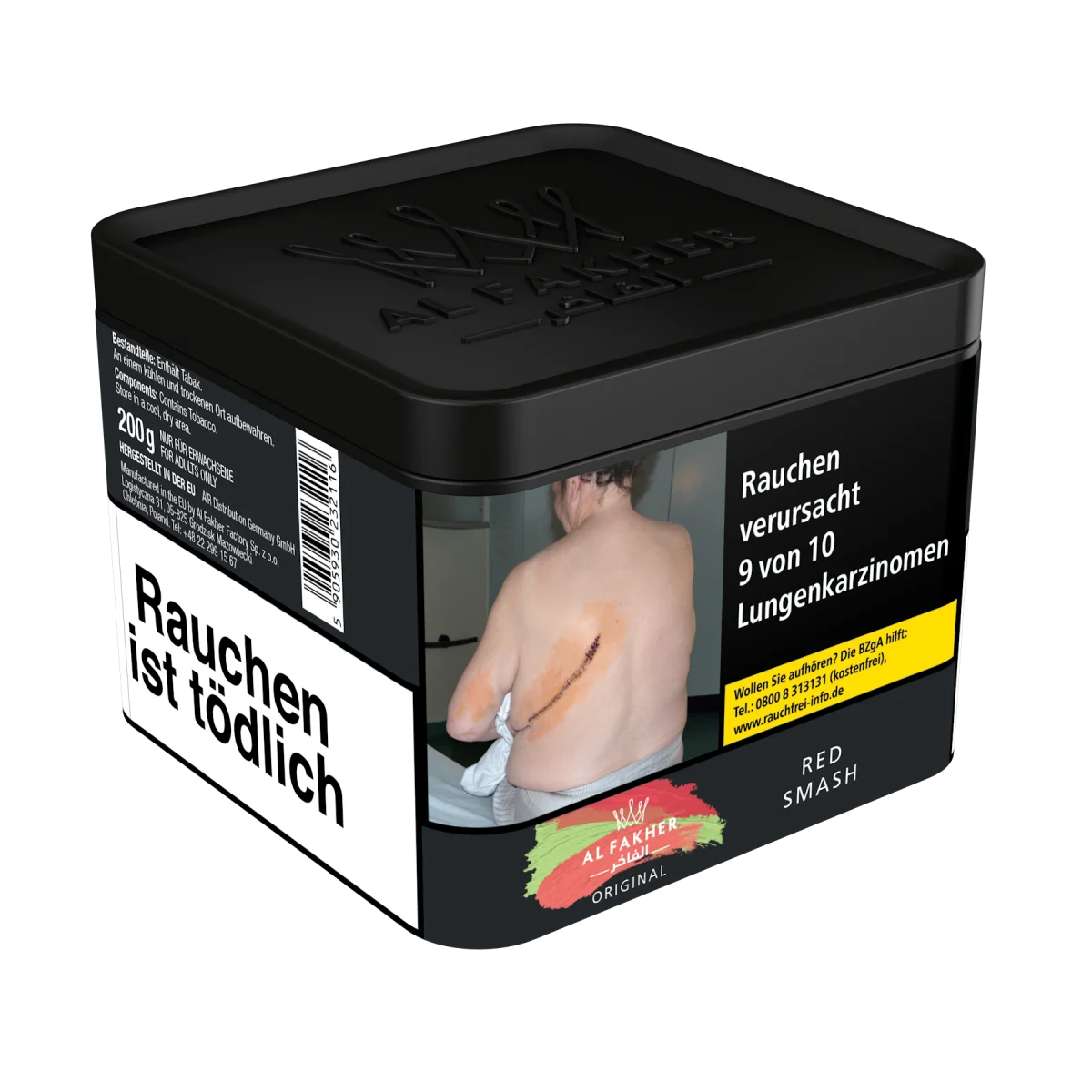 Al-Fakher Tobacco 200g - Red Smash T&T
