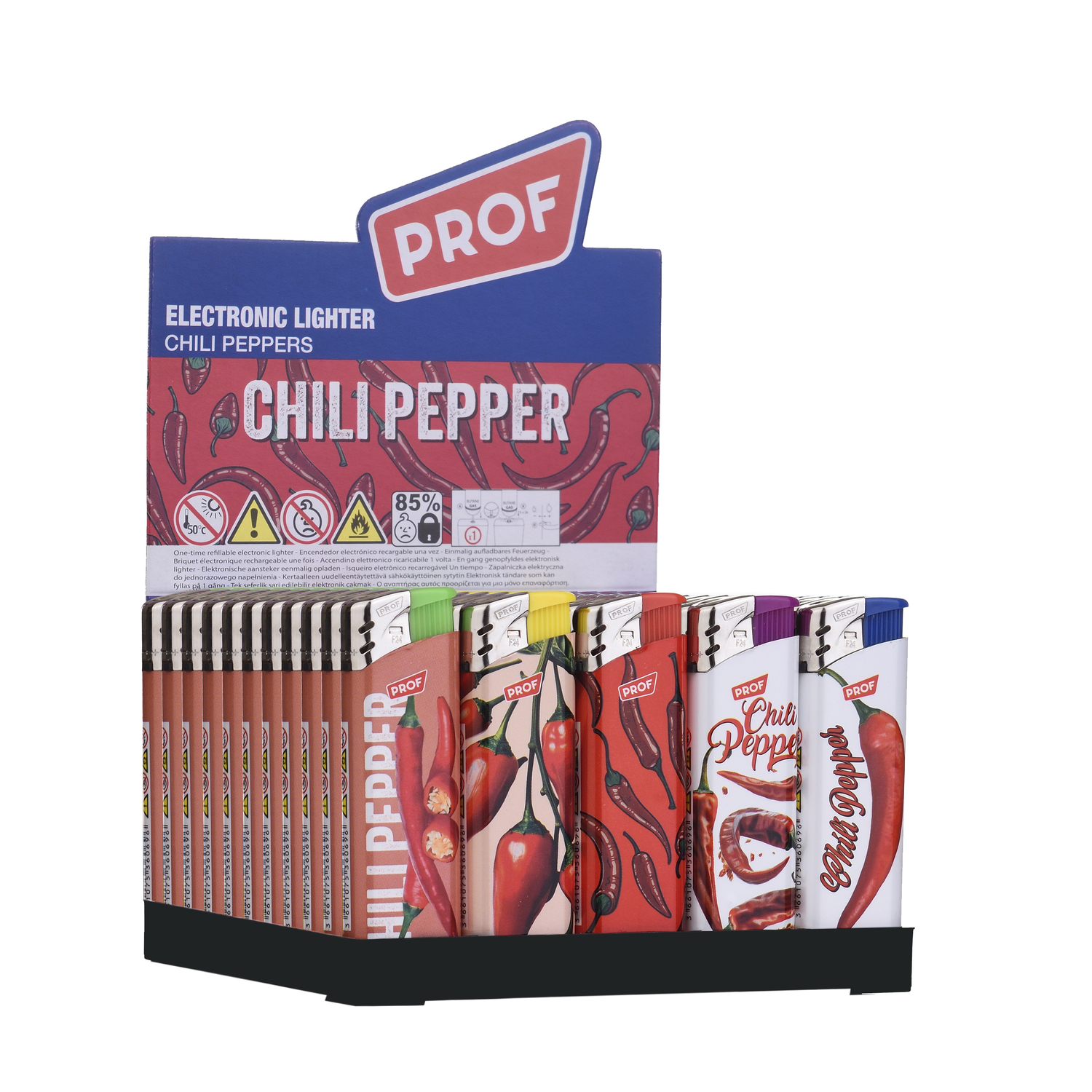 Prof - Feuerzeuge - Chili Peppers 50er