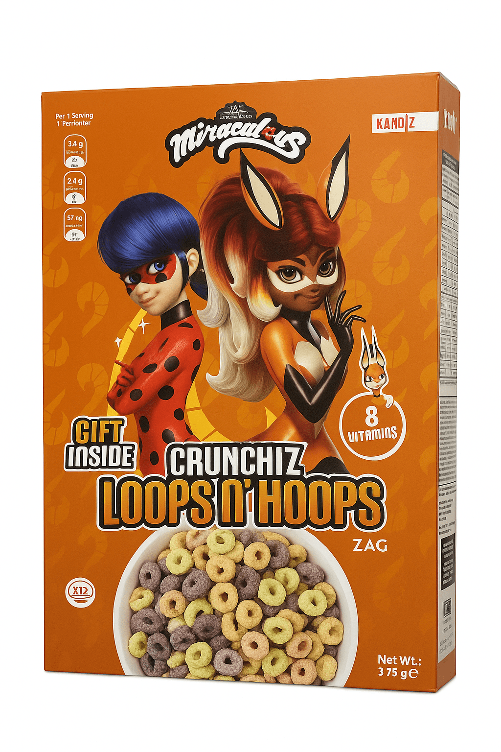 Miraculous 375g - Crunchiz - Loops n' Hoops