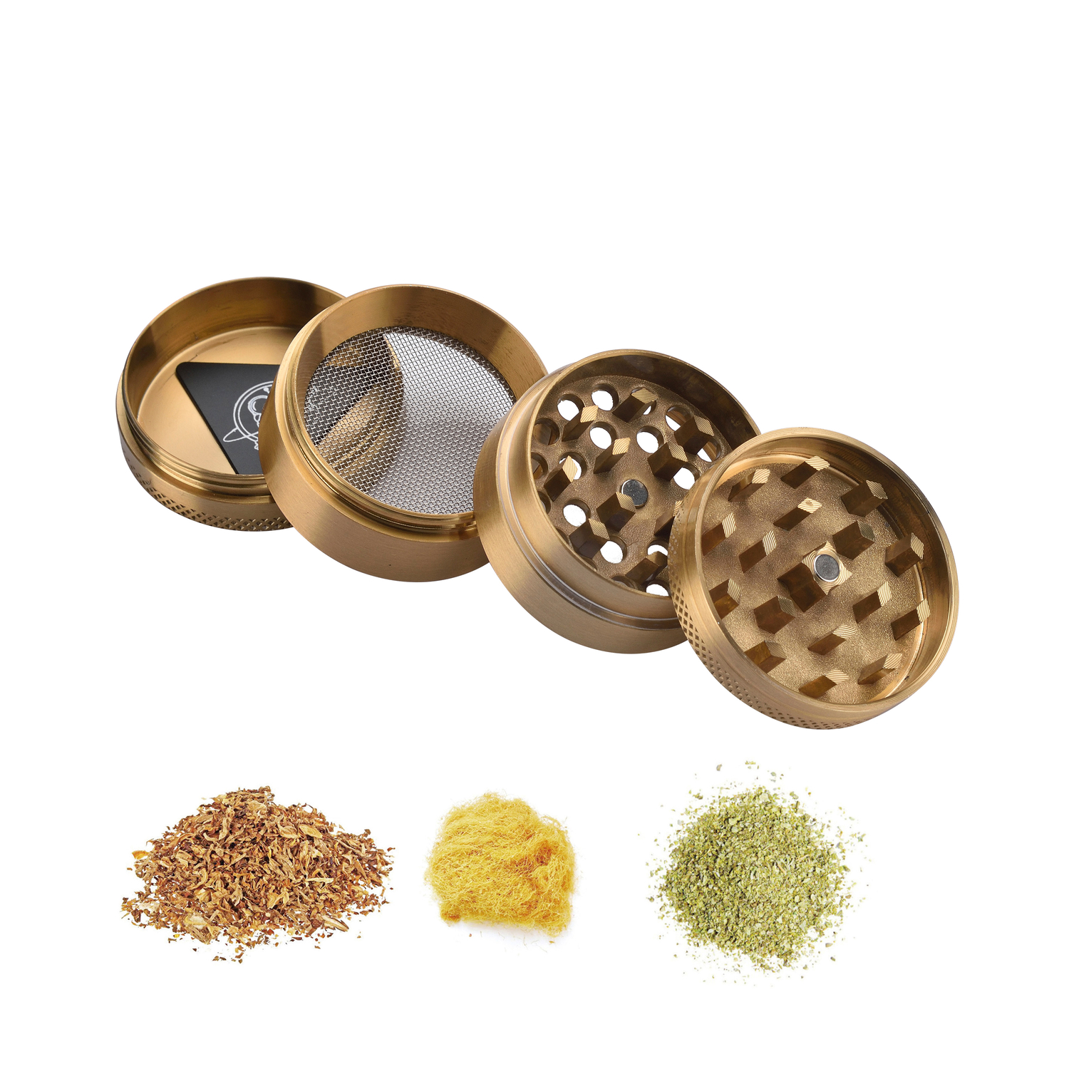 Champ - High Grinder - Gold Bar 40mm - 4 Lay Champ - High Grinder - Gold Bar 40mm - 4 Lay