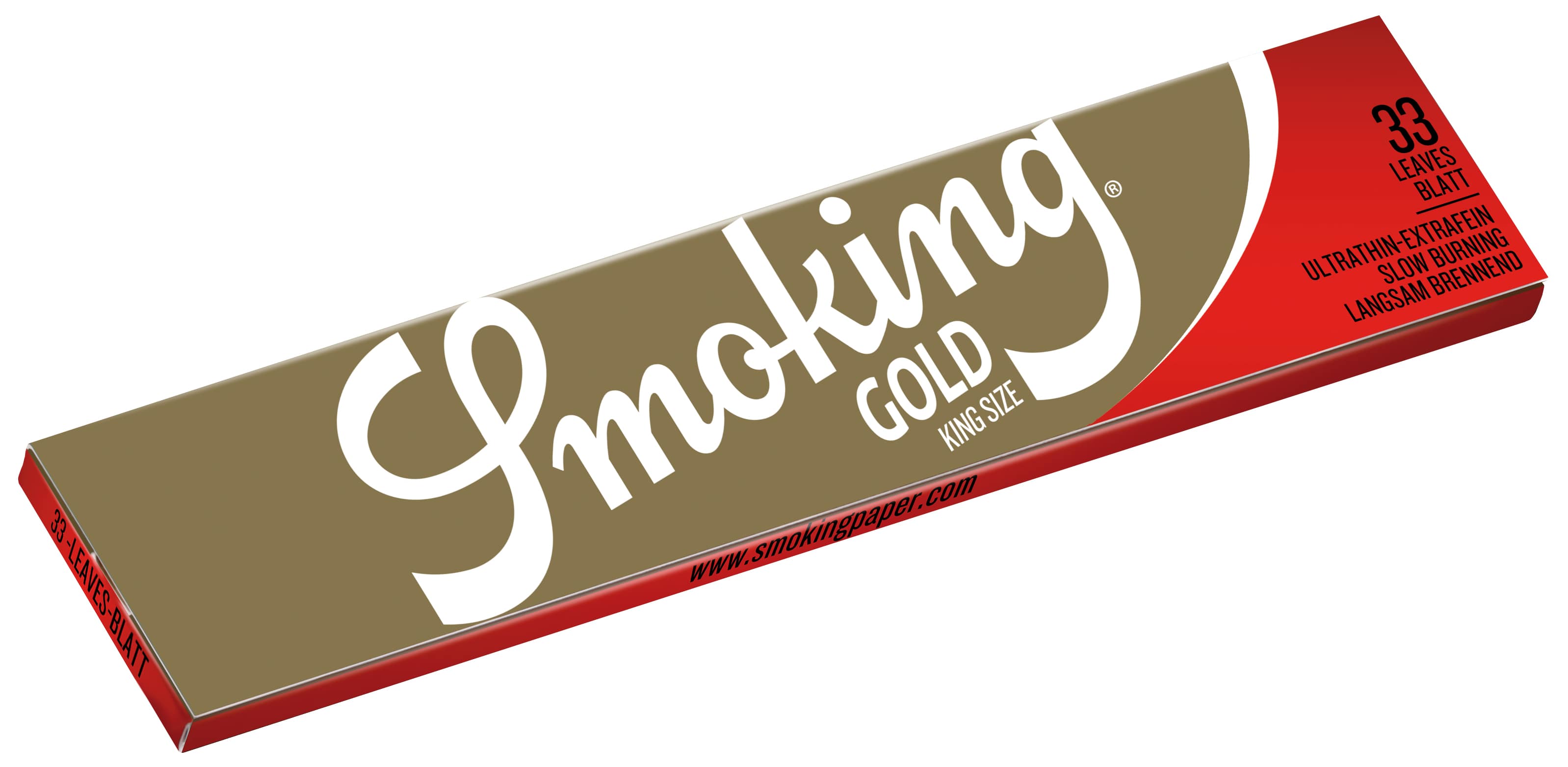 Smoking - King Size - Gold 50 Hefte à 33 Blatt