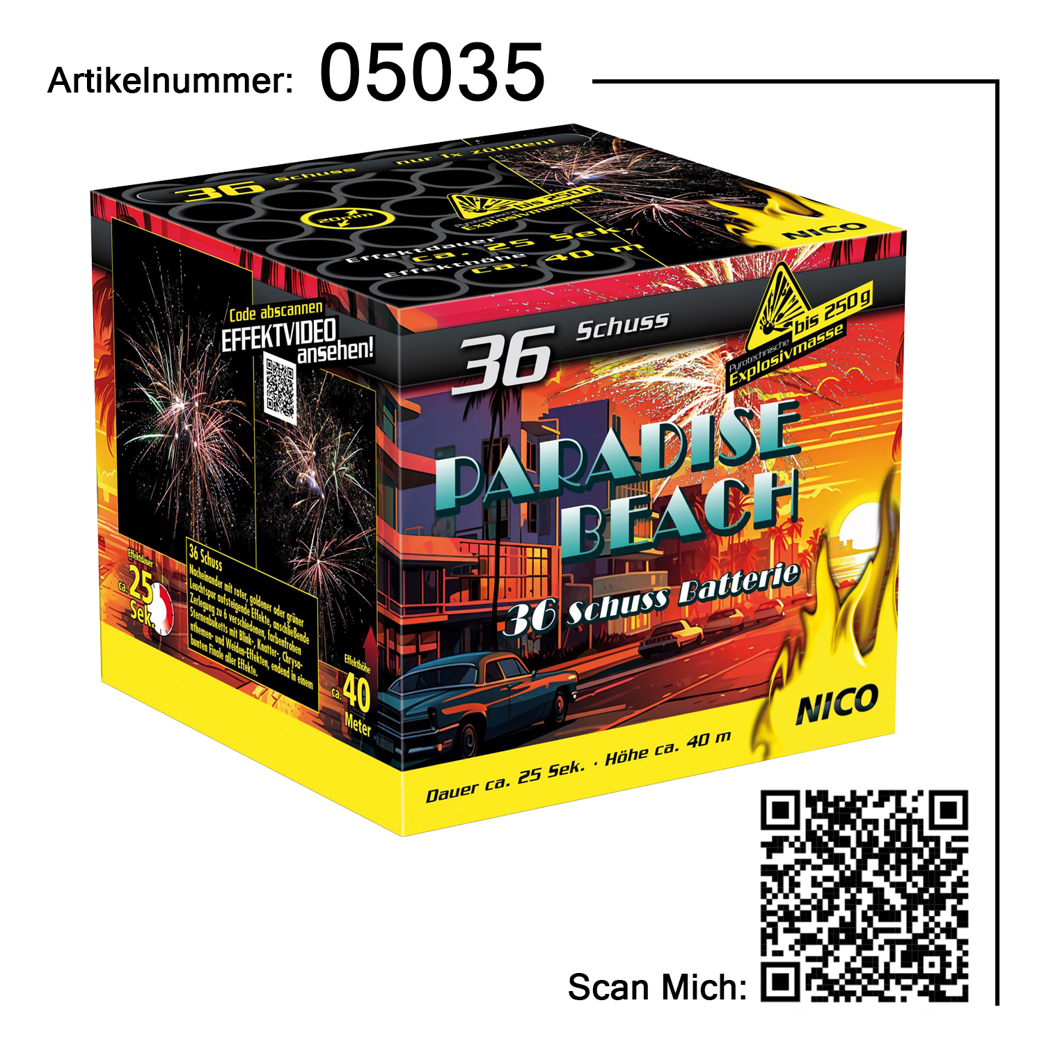 Paradise Beach, 36 Schuss