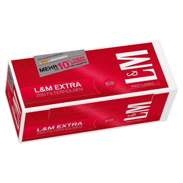 L&M Hülsen - Rot 250er