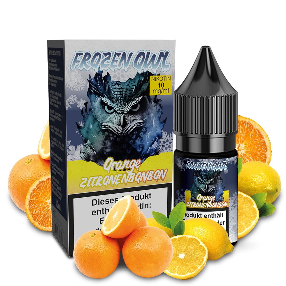 Frozen OWL Liquid - 10mg/ml - Orange Zitrone Bonbon