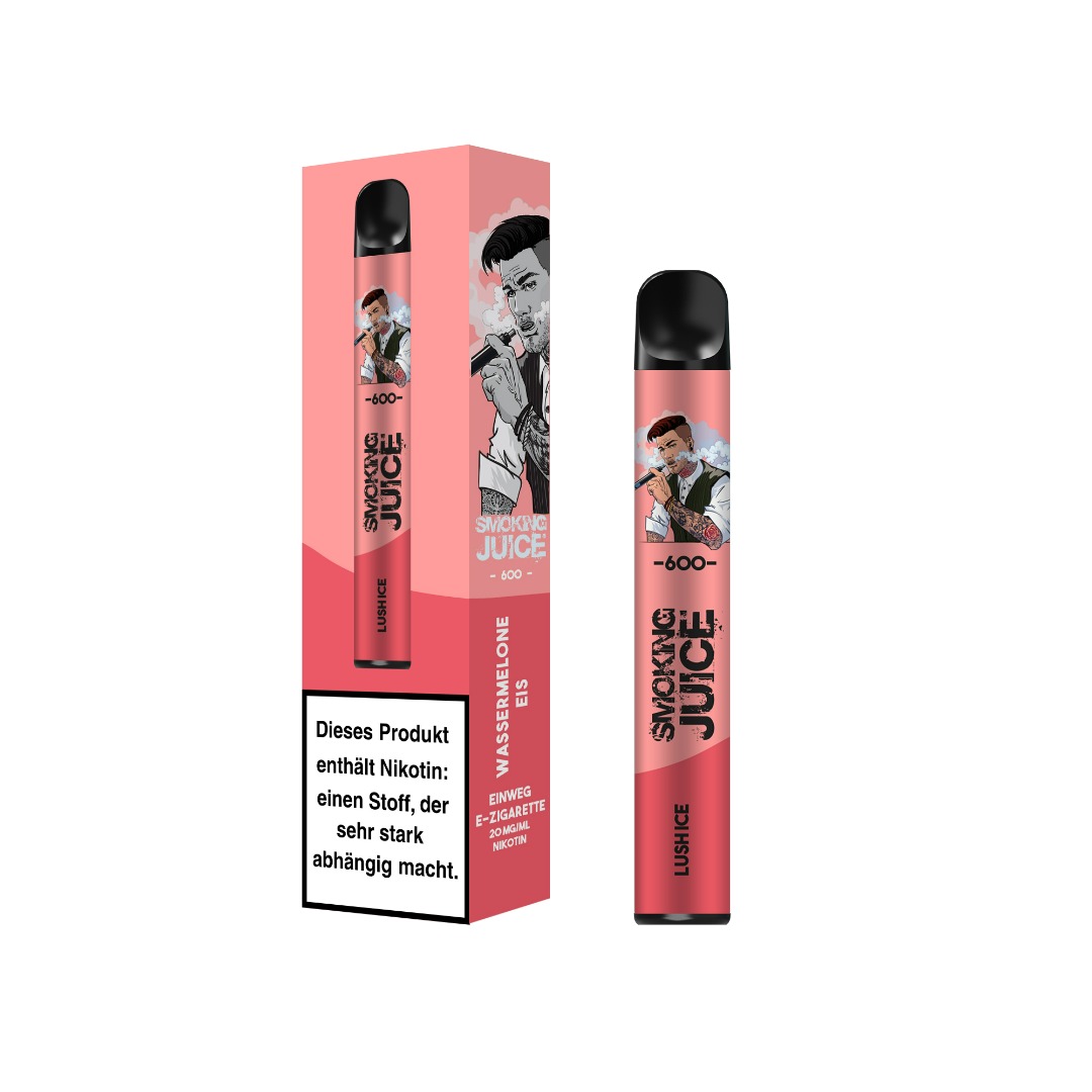 Smoking Juice - E-Shisha - 600 Züge - Strawberry Watermelon
