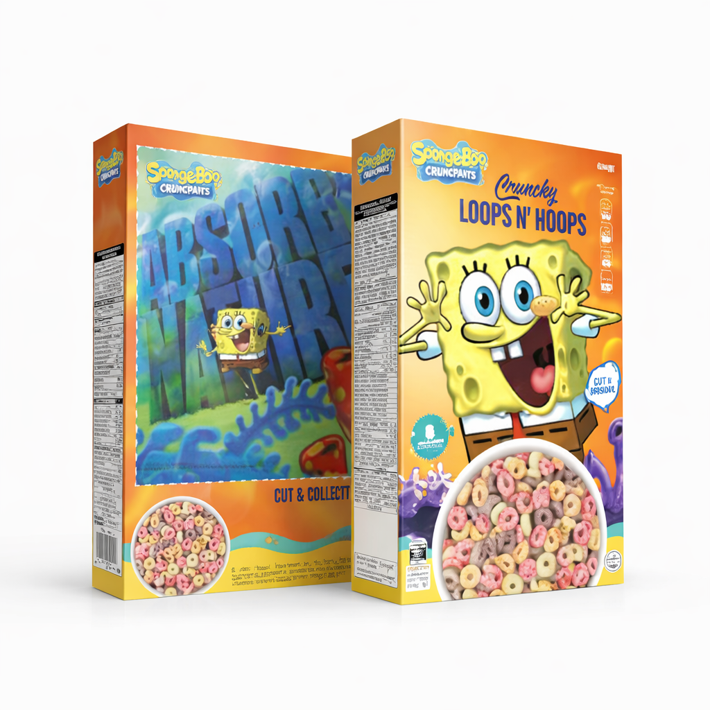 Spongebob 375g - Crunchiz - Loops n' Hoops