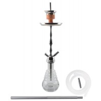 Amy Shisha - Glorious 630D Silber/Transparent