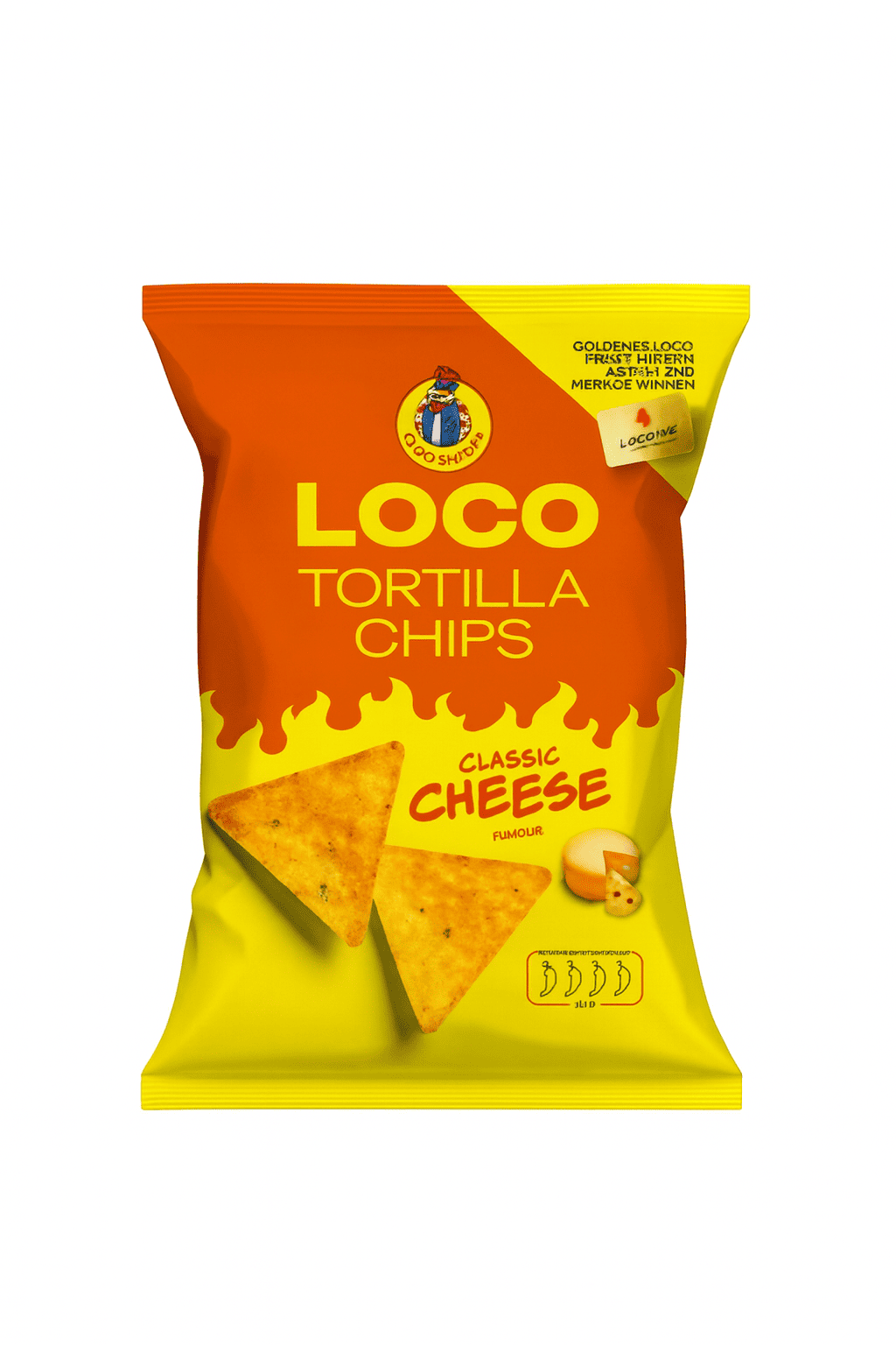 Loco Tortilla Chips - By Luciano - Classic Cheese 100g