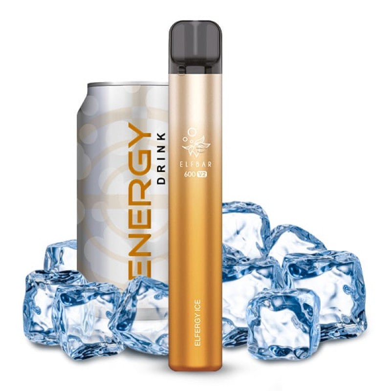 Elfbar E-Shisha - 600 Züge - V2 - Kindersicherung - Elfstorm Ice