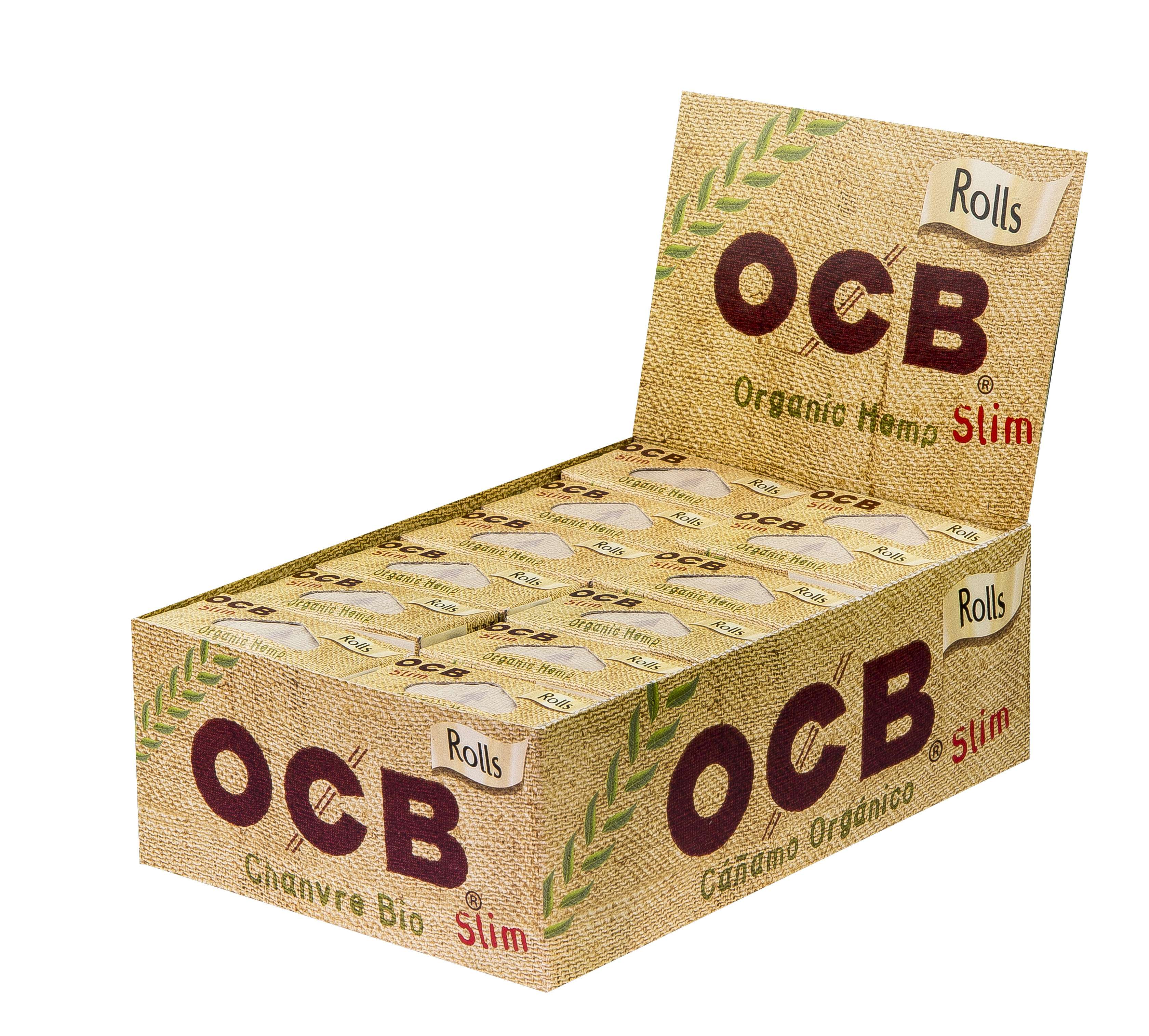 OCB - Rolls - Organic Hemp Slim 24 Rolls à 4 Meter