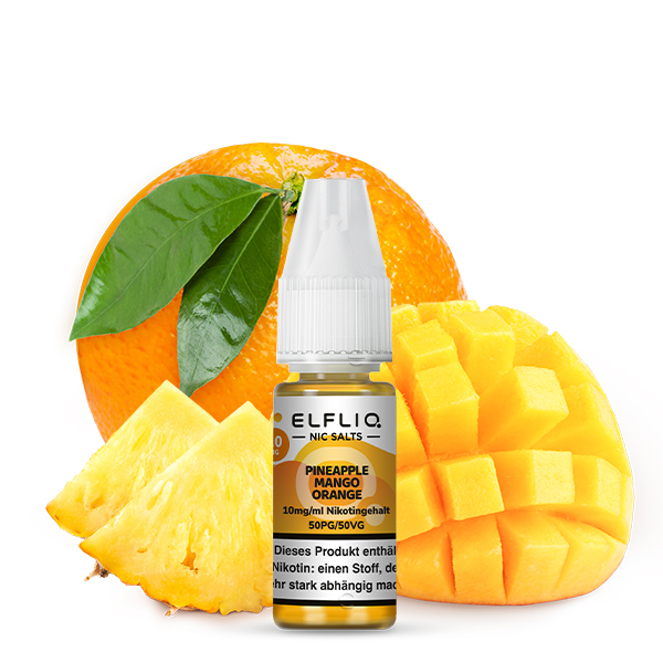Elfbar Elfliq 10ml - Pineapple Mango Orange 10mg