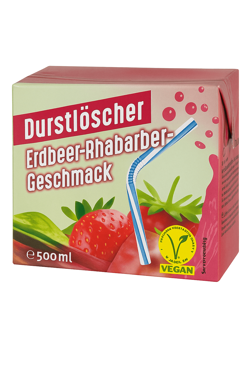 Durstlöcher - 500ml - Erdbeer-Rhabarber-Geschmack