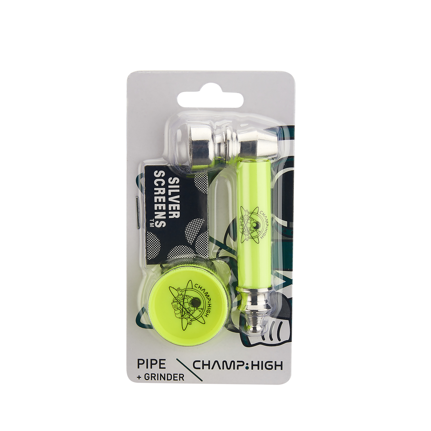 Champ - High Pipe - Metal & Mini Grinder Champ - High Pipe - Metal & Mini Grinder