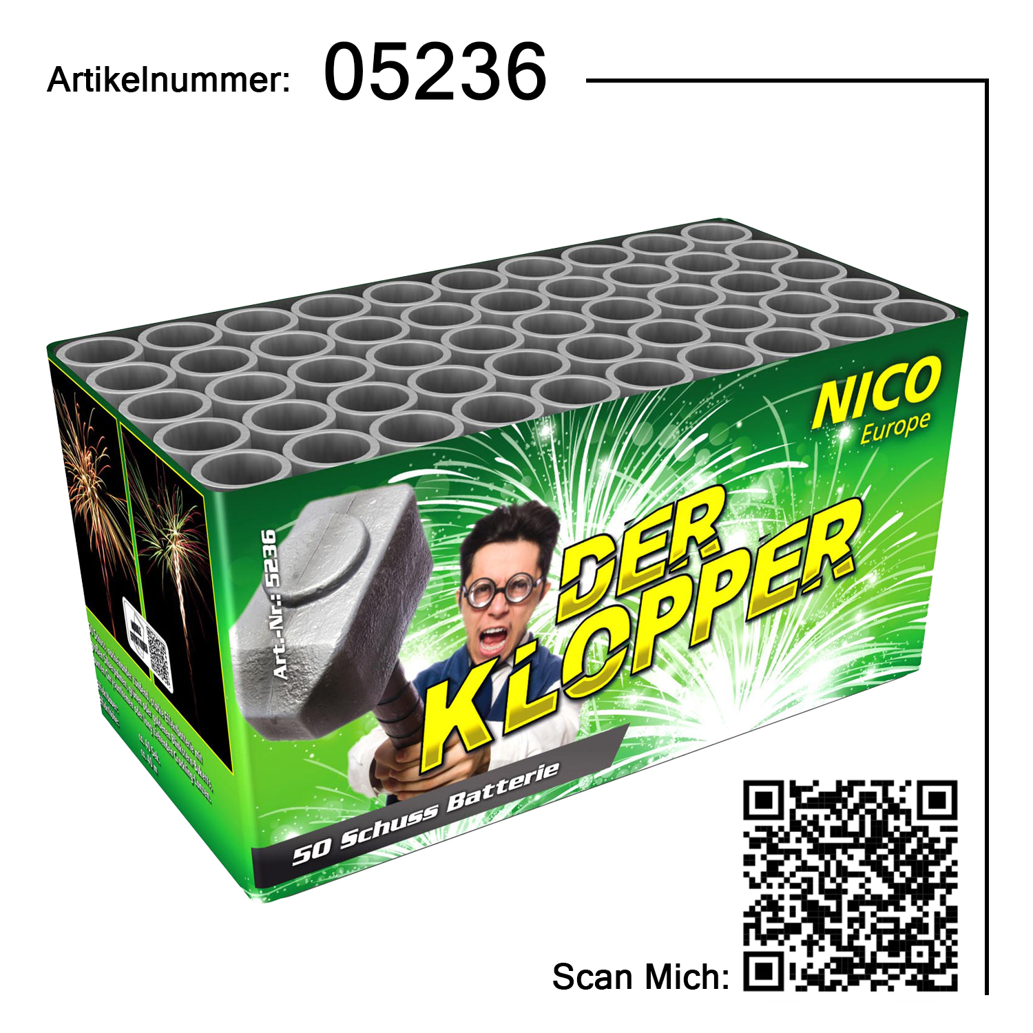 Der Klopper, 50 Schuss